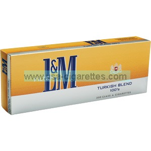 L&M Turkish Blend 100's Cigarettes